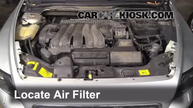 2005 Volvo S40 i 2.4L 5 Cyl. Filtre à air (moteur) Changement